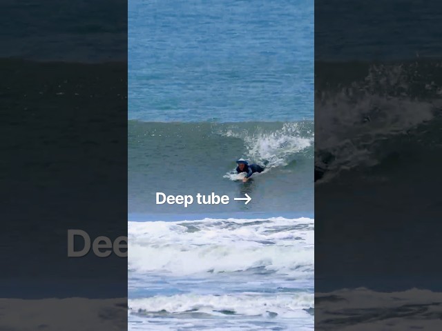 Deep small backside tube #surf #surfboards