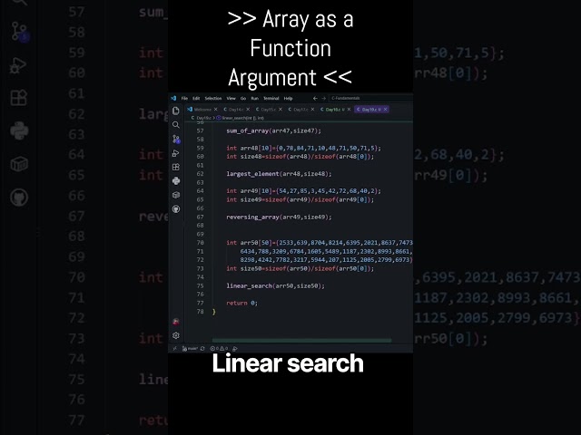 2 Fundamental C Programs in 60 Seconds! 🚀#cprogramming #dsa #coding #learncoding #engineering