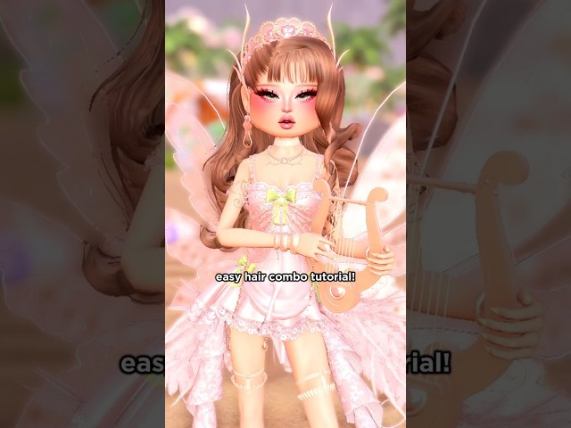 *EASY* Pageant Hair Combo Tutorial in Dress To Impress || #dti #dresstoimpress #roblox #dtiroblox
