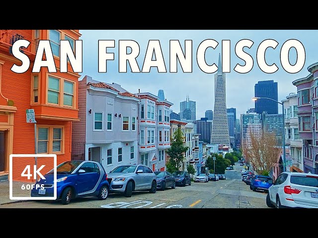 Streets of San Francisco – Sunday Morning Drive | Ambient Driving Sound 4K