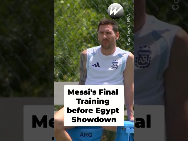 Messi's Calm Demeanor During World Cup History #shorts