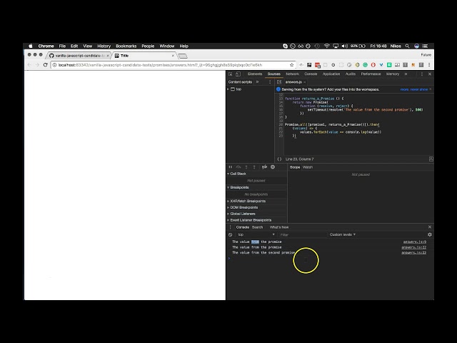 How to interview JavaScript programers in 30 minutes with live coding tests.