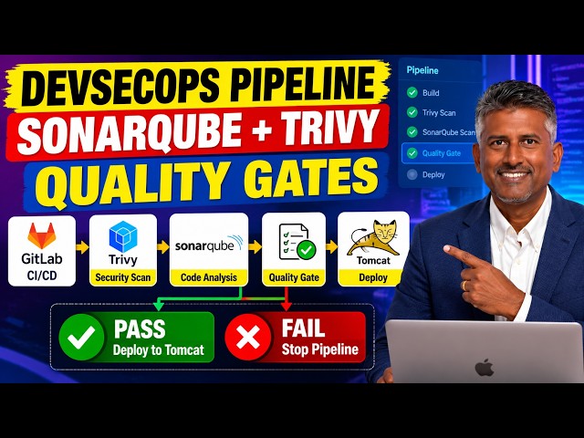 Build a DevSecOps Pipeline with GitLab CI/CD | Trivy + SonarQube + Quality Gate