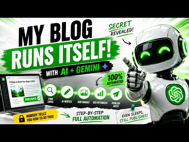 Stop Writing Blogs Manually! Automate Everything with AI & Gemini
