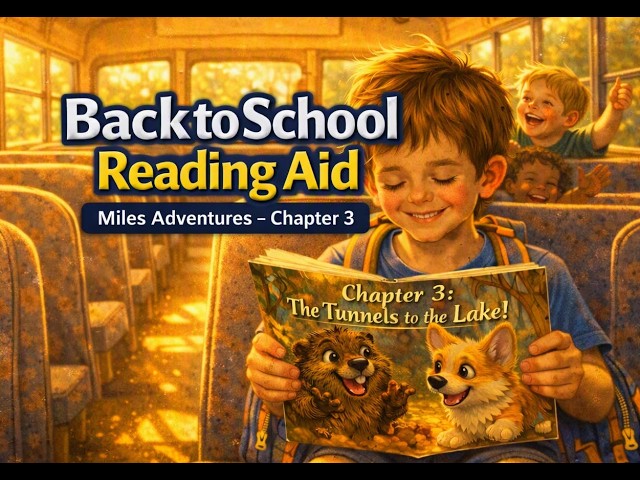 Reading Aid – Chapter 3 The Tunnels to the Trees! (Miles Adventures) #EarlyReaders #LearningToRead
