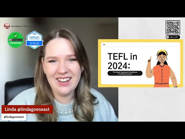 TEFL in 2024: The Most Important Deadlines & Hiring Seasons