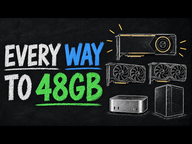 Best Ways to Get 48GB VRAM for Local AI