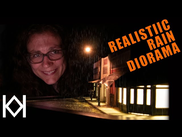 Model a Realistic Rain Diorama