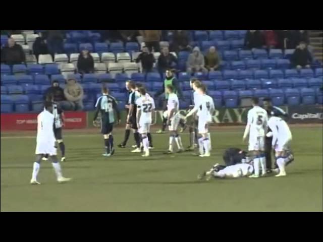 RED CARD | Matt McClure sent off after only 3.7 Seconds