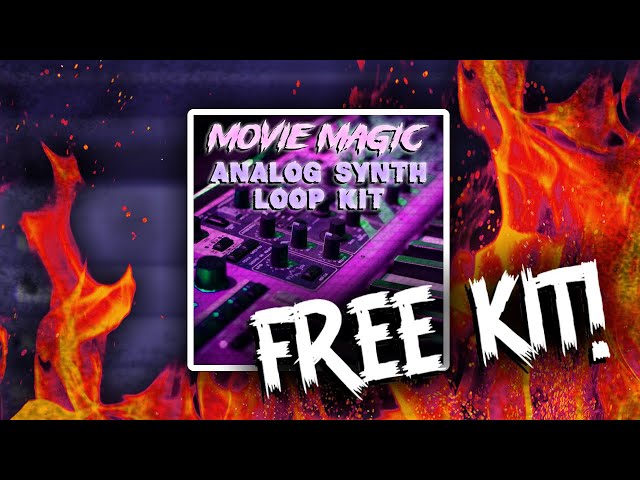 MAKING BEATS using my FREE ANALOG SYNTH LOOP KIT (FL STUDIO COOKUP)