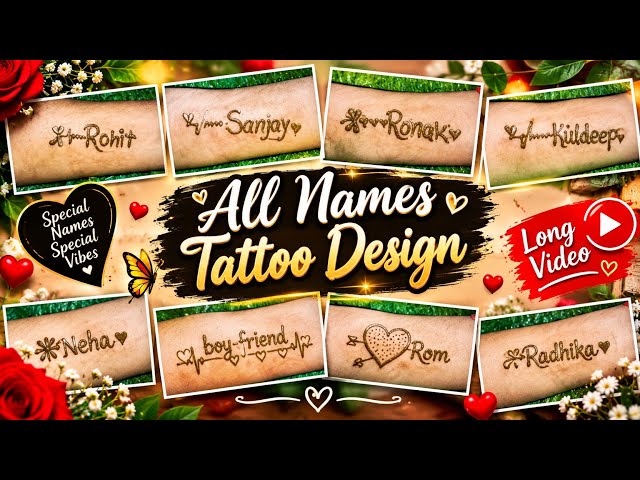 Best All Cute name Mahendi// Stylish Simple Mahendi Design 💓💓❤️❤️💕💕🎉