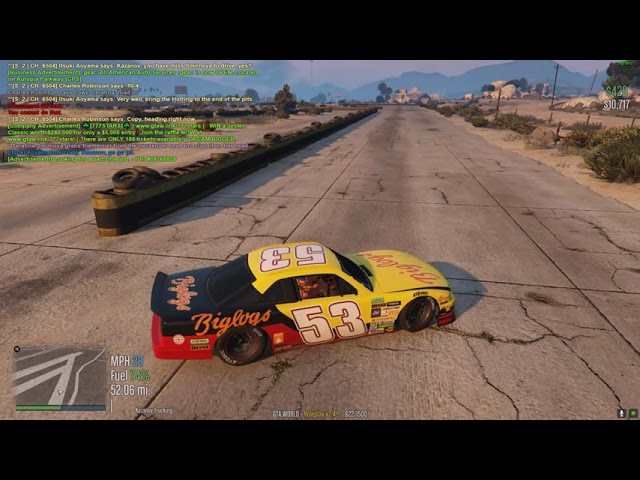 GTA W Kazanov Motorsports SAASCAR #53 Timed run - 4/9/2021