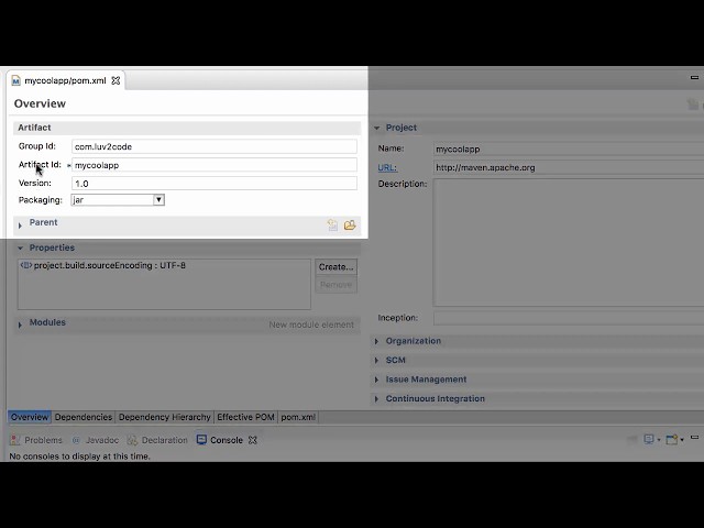 Maven Tutorial #7 - Creating a Simple Project - Part 2