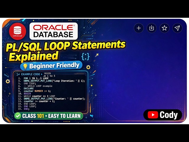 PL/SQL Loops explaining.