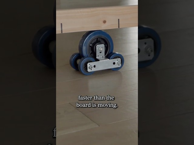 Can something go faster than it’s pushed?