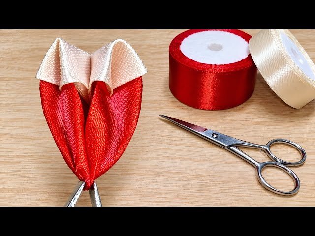 Amazing Ribbon Flower 🌸 Simple & Easy DIY Craft Idea / DIY Tutorial