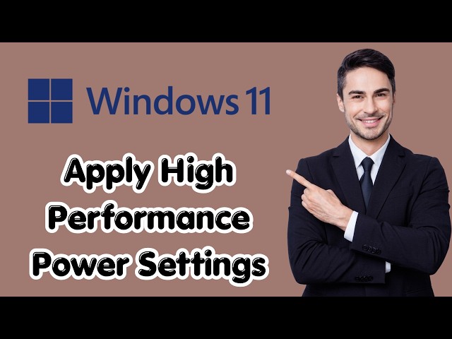 How to Apply High Performance Power Settings to windows pc laptop computer (New Details)