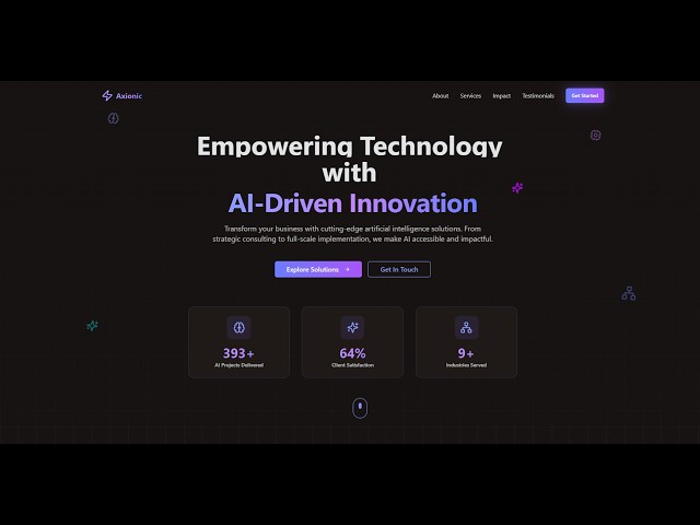 Build an AI Agency Website in Minutes | Premium React + Tailwind Template
