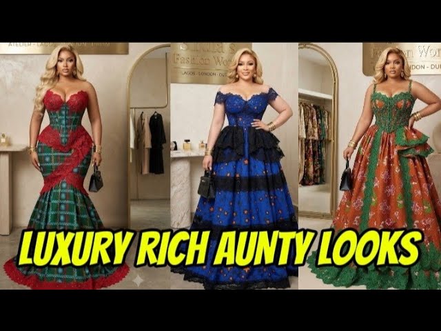 Luxury African Fashion Trends 2026/2027 🔥 Elegant Rich Aunty Styles Every Classy Woman Must Try