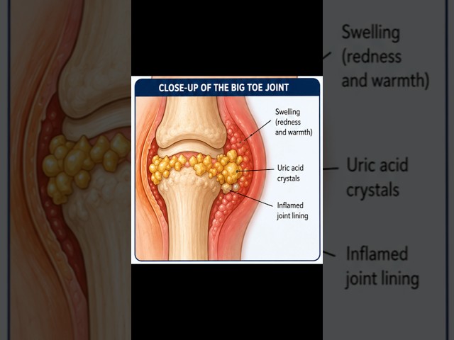 Gout Process #podiatry #gout #footpain