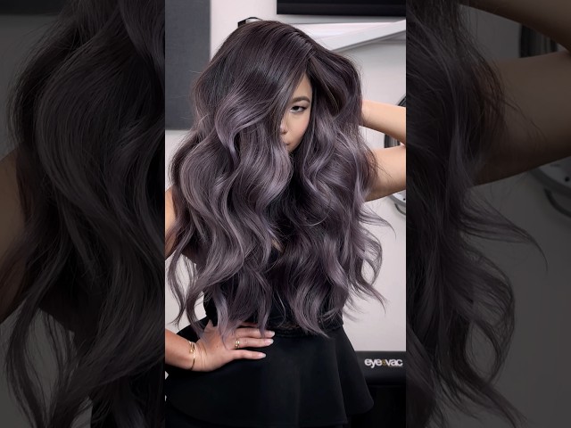 Silver Purple Hair Color by #GuyTang