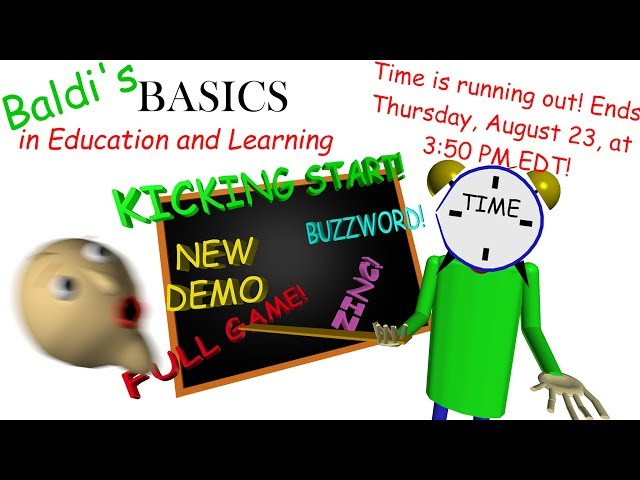 Trying to beat Baldi's Basics for the first time! - Livestream Archive