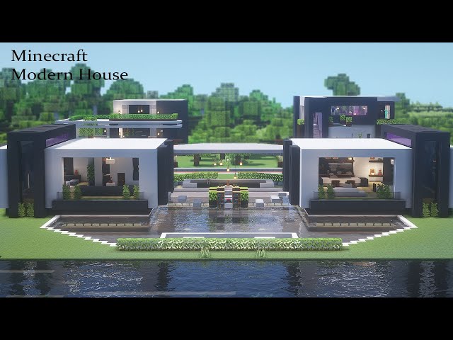 How to Build a Luxury Villa - Modern House | Minecraft Tutorial 🍀 (#44)