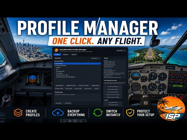 I Built the MSFS Graphics Tool I Always Needed — Profile Manager