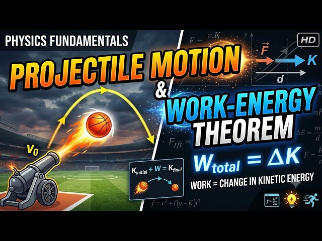 The Secret to Solving Complex Projectile Motion Problems with Energy | JEE / NEET 2027 expected |