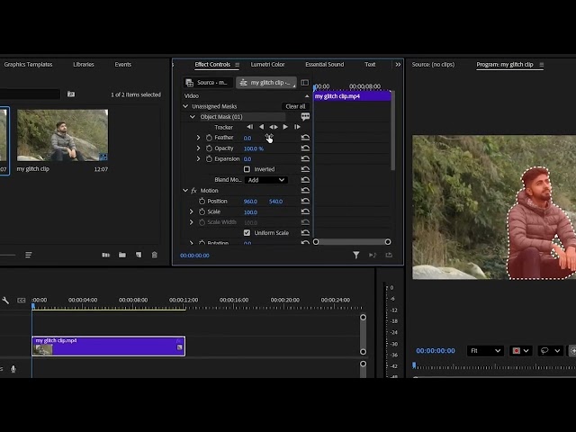 Trending Clone Glitch Effect in Premiere Pro 🔥 | Easy Tutorial for Beginners