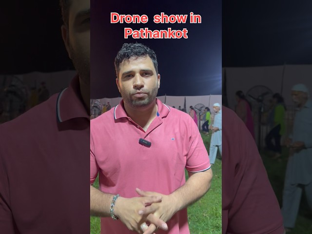 India's Biggest Drone Show in Pathankot celebrating the 650th Parkash Purab of Sri Sant Guru Ravidas