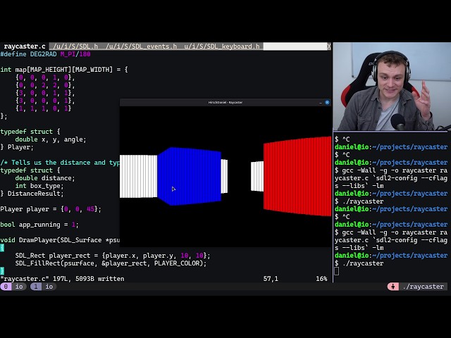 Ray Casting in C - from Scratch