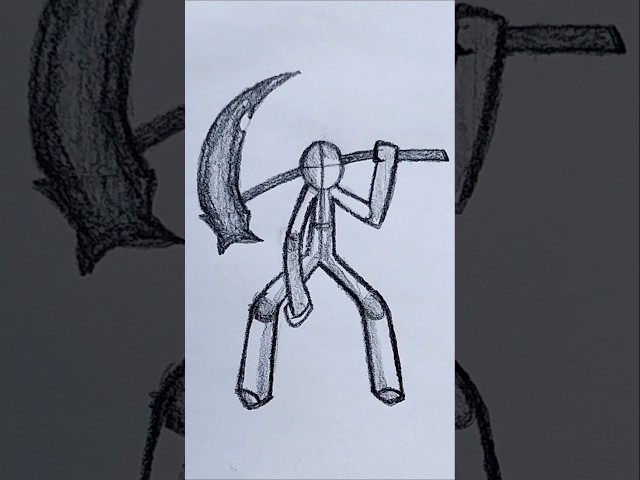 Who Own This POSE🗿🔥#drawing #sketch #stickman #art
