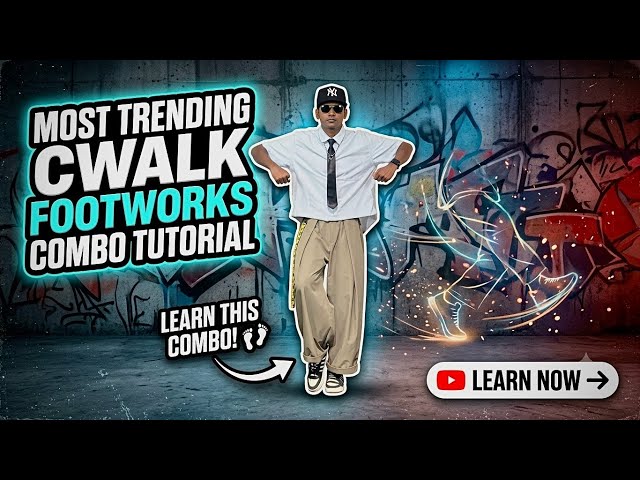 Most Trending Cwalk footwork combo tutorial #cwalk #cwalktutorial #dancetutorial