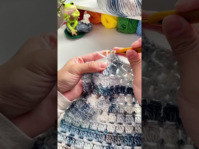 Crochet classic block stitch