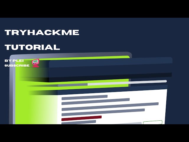 TryHackMe | Tutorial | Walkthrough