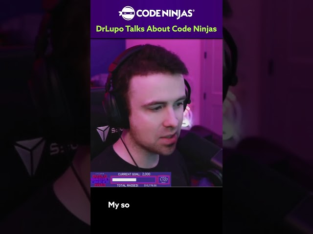 Code Ninjas' Game Jam highlight with DrLupo