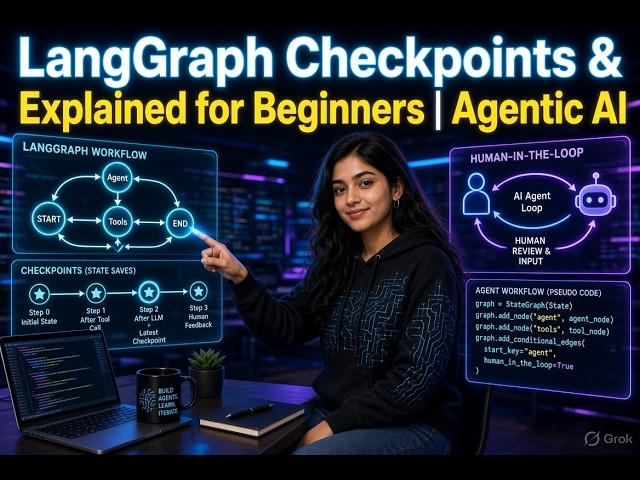 LangGraph Checkpoint & Human-in-the-Loop | Agentic AI for Beginners