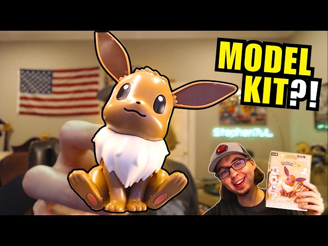 I Built an Eevee Model Kit… But Those EYE STICKERS Stressed Me Out!