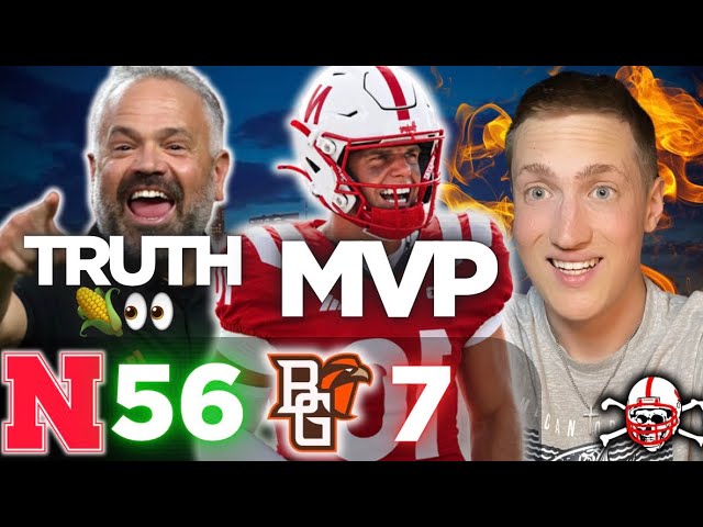 Nebraska Fan REACTS TO CRAZY BLOWOUT WIN vs BG😳🌽+ GREAT TRUTH🔥| REACTION | Husker Football News 