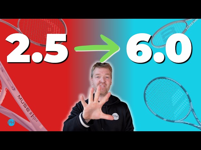 TOP 5 INTERMEDIATE TENNIS RACKETS | Coaches chooses best rackets for 2.5 - 6 UTR | PH Tennis