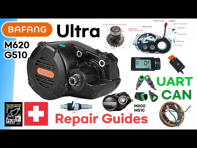 Book : Bafang Ultra Full Repair Guide G510 M620  BESST UART CAN