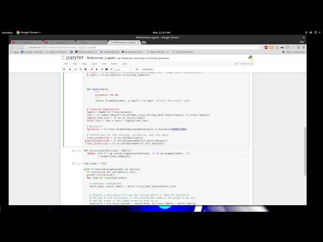 Multinomial Logistic Regression with Tensorflow