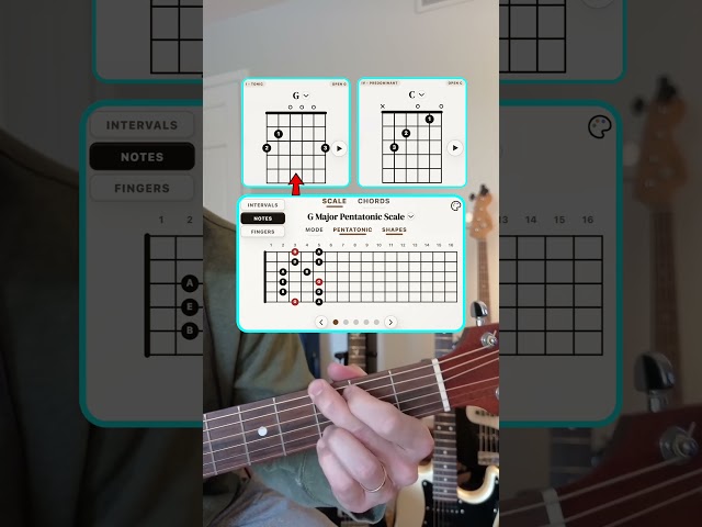How to play chords and solo together (in G major)