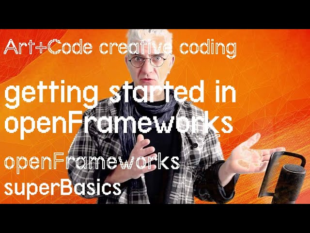 Getting started with openFrameworks C++ creative coding - tutorial: openFrameworks superBasics e01: