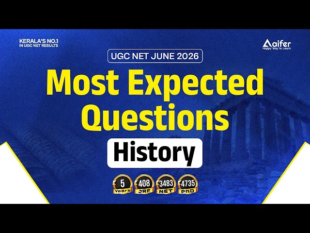 UGC NET 2026 | MOST IMPORTANT QUESTIONS IN HISTORY