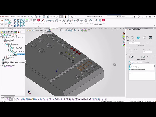01 - SolidCAM 2026 - Hole Segment Features Overview Part 1