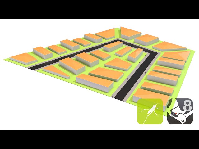 Parametric Architecture Land Subdivision Design Development Script using Grasshopper for Rhino 3D