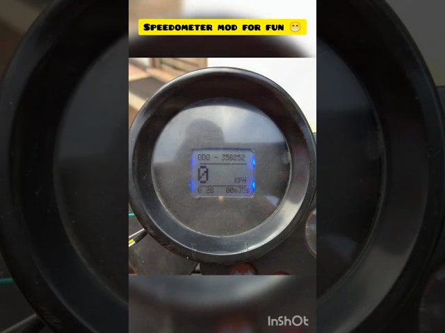 Speedometer mod for bajaj pulsar