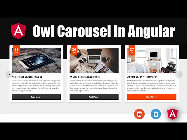 Owl Carousel In Angular || Angular Owl Carousel || Angular || Angular Tutorial || Owl carousel || Js